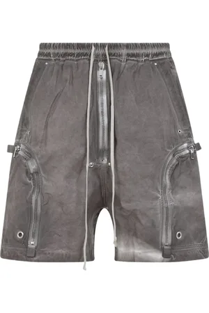 Rick Owens Shorts, Herre, Brun, L, Bomuld, Cargo Shorts Brun Bauhaus Stil