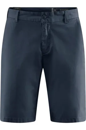 Bomboogie Shorts, Herre, Blå, W29, Bomuld, Chino Bermuda i bomuldspoplin
