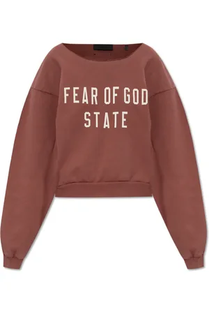 FEAR OF GOD Sweathshirts & Hoodies, Dame, Lyserød, S, Bomuld, Hættetrøje