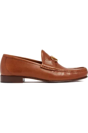 VALENTINO GARAVANI Sko, Herre, Brun, 45 EU, Uld, Stilfulde Loafers til Mænd