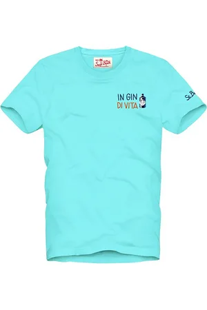 MC2 SAINT BARTH Top, Herre, Blå, XL, Uld, T-shirts