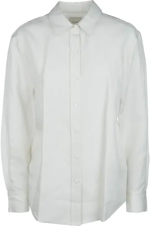 Calvin Klein Bluser & Skjorter, Dame, Hvid, M, Uld, Stilfulde Skjorter Samling