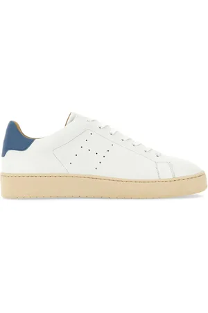 Hogan Sko, Herre, Hvid, 40 EU, Læder, Hvide Sneakers med Perforeret H-Detalje