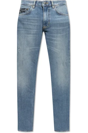 VERSACE Jeans, Herre, Blå, W33, Uld, Slim fit jeans