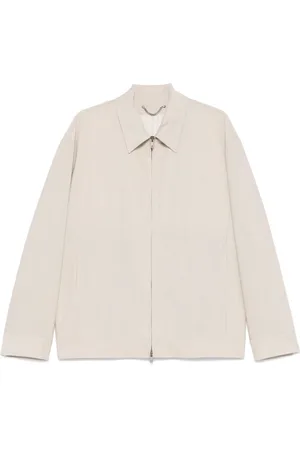 Golden Goose Jakke, Herre, , L, Zip Jakke med Logo Applikation