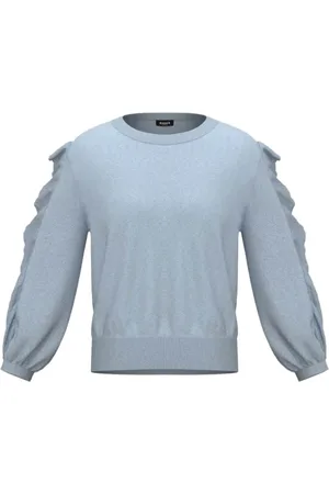 MARELLA Strik, Dame, Blå, M, Tidløs Elegance Blå Strik Top
