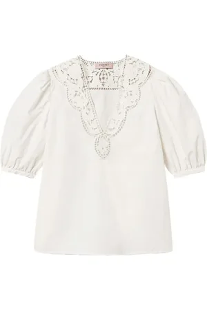 Twin-Set Bluser & Skjorter, Dame, Hvid, XS, Uld, Hvid Skjorte Sæt Stilfuld