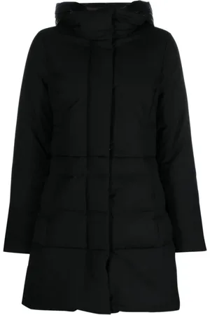 Woolrich Frakke, Dame, Sort, M, Uld, Sort Polstret Andedunfrakke