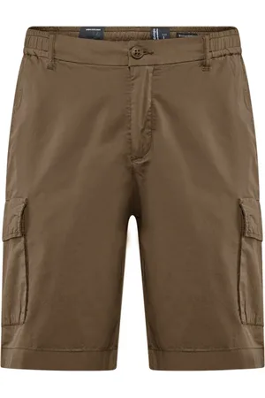 Bomboogie Shorts, Herre, Brun, 3XL, Bomuld, Cargo bermuda i bomuldspoplin