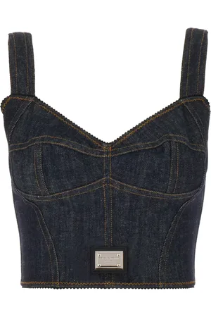 Dolce & Gabbana Top, Dame, Blå, 2XS, Uld, Stilfuld TOP til modeelskere