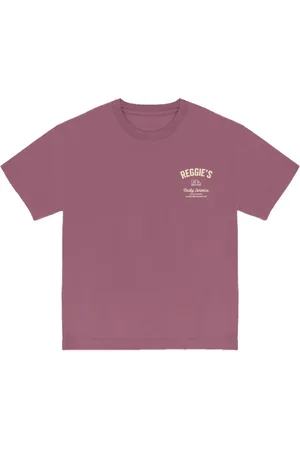 RefrigiWear Top, Herre, Lyserød, XL, Bomuld, Grafisk Print Bomuld Crewneck T-Shirt
