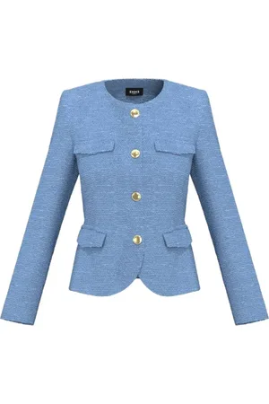 MARELLA Jakke, Dame, Blå, L, Blå Damejakke Elegance
