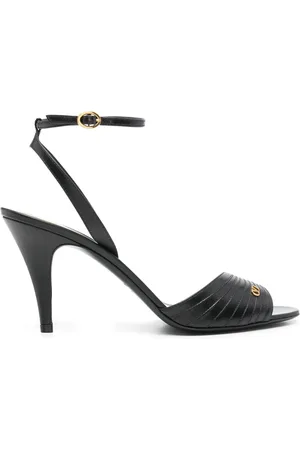 VALENTINO GARAVANI Sko, Dame, Sort, 39 EU, Uld, Stilfulde Sommer Sandaler
