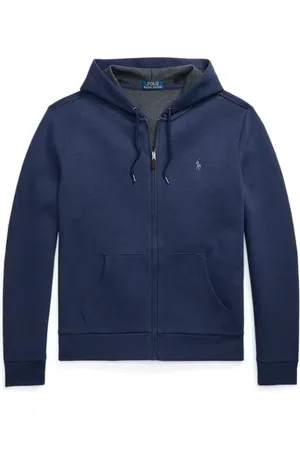 Ralph Lauren Sweathshirts & Hoodies, Herre, Blå, 2XL, Hættetrøje