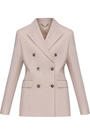 Golden Goose Jakke, Dame, Lyserød, 2XS, Uld, Dobbeltbrystet blazer
