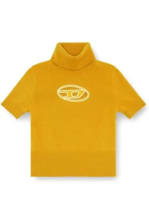 Diesel Strik, Dame, Gul, XS, Uld, Stilfuldt Tøjkollektion