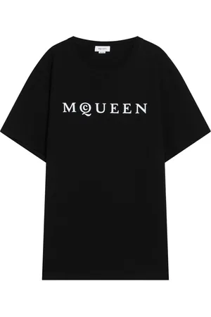 Alexander McQueen Top, Herre, Sort, L, Kortærmet rund hals T-shirt