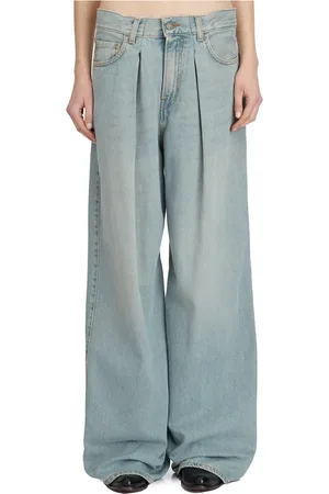 haikure Jeans, Dame, Blå, W27, Denim, Smaragdblå Denim Bukser