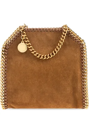 Stella McCartney Taske, Dame, Brun, ONE SIZE, Uld, Håndtaske Falabella Tiny