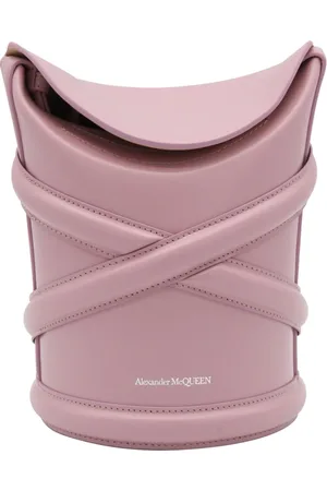Alexander McQueen Taske, Dame, Lyserød, ONE SIZE, Uld, Antic Skuldertaske - Udsøgt Læderdesign