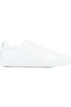 EA7 Sko, Herre, Hvid, 41 EU, Uld, Stilfulde Sneakers til hverdagsbrug