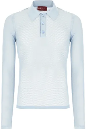 Gucci Top, Herre, Blå, S, Klassisk Polo Shirt til Mænd