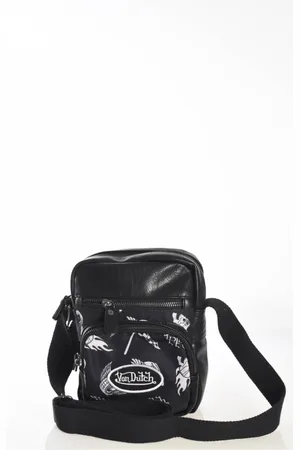 Von Dutch Taske, Herre, Sort, ONE SIZE, Uld, Kong Skuldertaske - Sort Trykt