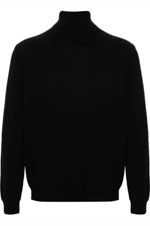 ZANONE Strik, Herre, Sort, 2XL, Sorte højhalset sweaters
