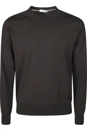 Paolo Pecora Strik, Herre, Brun, S, Bomuld, Rundhals T-shirt