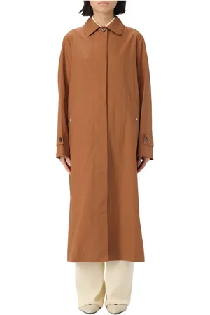 MOORER Frakke, Dame, Brun, S, Uld, Stilfuld Trench Coat Rixta-Wfc