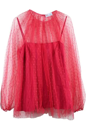 RED Valentino Bluser & Skjorter, Dame, Lyserød, XS, Polyester, Bluse