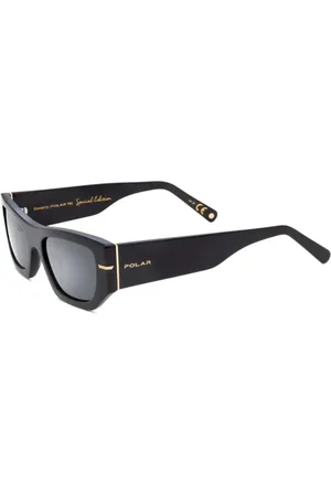 Polar Tilbehør, unisex, Sort, 53 MM, Uld, Special Edition Guld Solbriller Leiko