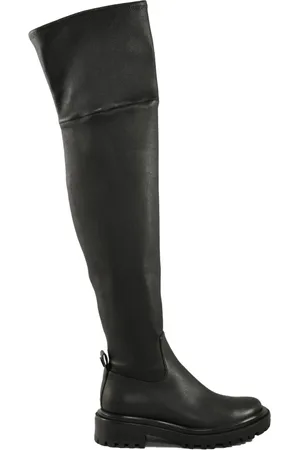 Tory Burch Sko, Dame, Sort, 37 EU, Læder, Støvler