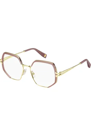 Marc Jacobs Tilbehør, unisex, Gul, 55 MM, Uld, Guld Rosa Briller Rammer