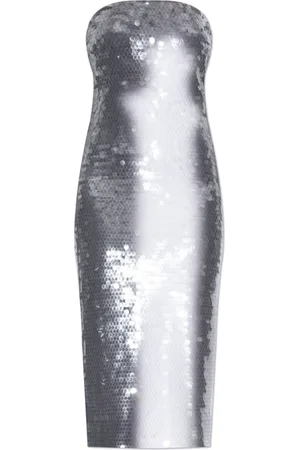 Sportmax Kjole, Dame, Grå, S, Polyester, Paletkjole Stemma