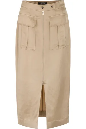 Marc Cain Nederdel, Dame, Brun, XL, Brun Nederdel