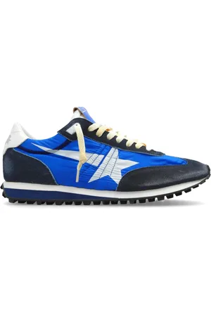 Golden Goose Sko, Herre, Blå, 40 EU, Læder, Running Marathon Sneakers