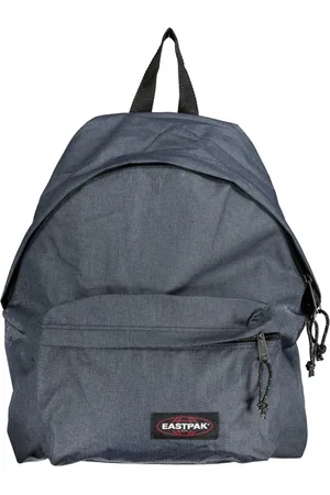 Eastpak Taske, Herre, Blå, ONE SIZE, Uld, Blå Polstret Rygsæk med Lynlås Lukning