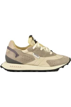 RUN OF Sko, Herre, , 40 EU, Læder, Sneakers i blandede materialer med gummisål