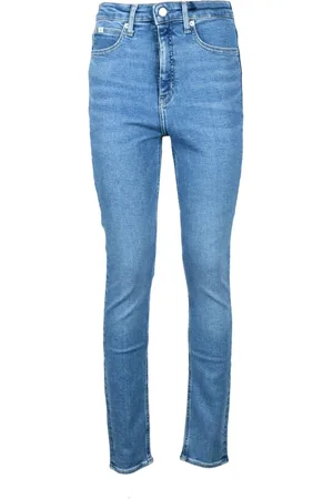 Calvin Klein Jeans, Dame, Blå, W27, Bomuld, Jeans