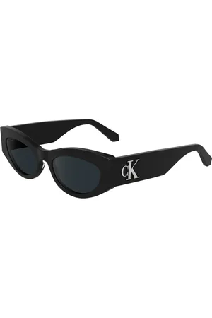 Calvin Klein Tilbehør, unisex, Sort, 52 MM, Solbriller Ckj24626S Sort Ramme Grå Linser