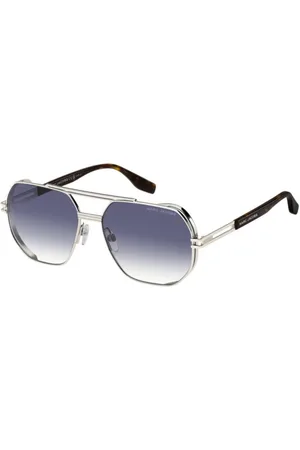 Marc Jacobs Tilbehør, Herre, Grå, 60 MM, Uld, Stilfulde solbriller med farverige linser