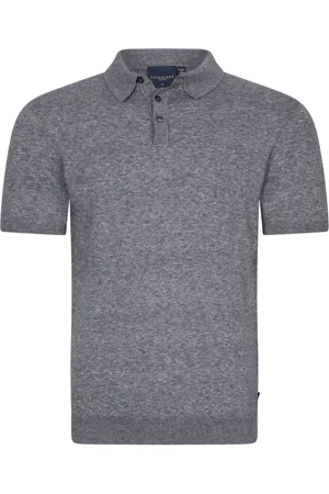Cavallaro Napoli Top, Herre, Grå, XL, Mørkegrå Polo Skjorte
