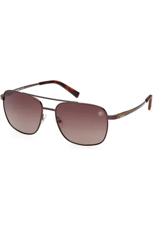 Timberland Tilbehør, unisex, Brun, 59 MM, Navigatorstil Polariserede Solbriller Brun