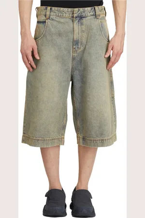 Entire Studios Shorts, Herre, Blå, S, Surface Wave Bermuda Shorts