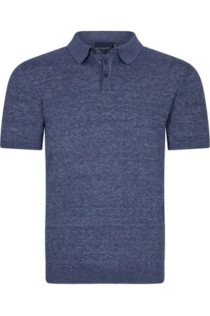 Cavallaro Napoli Top, Herre, Blå, L, Blå Polo Skjorte