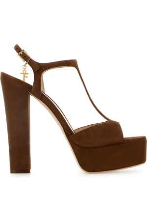 Tom Ford Sko, Dame, Brun, 40 EU, Uld, Stilfulde Sandaler