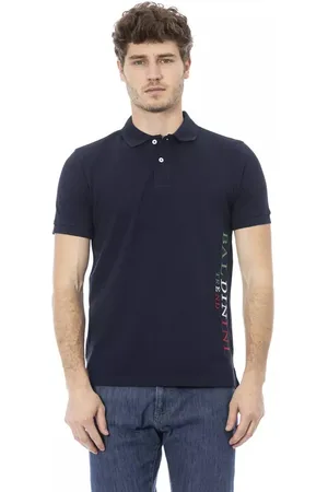 BALDININI Top, Herre, Blå, S, Polo Bluser