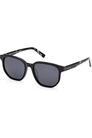 Timberland Tilbehør, unisex, Sort, ONE SIZE, Runde polariserede solbriller Elegant stil