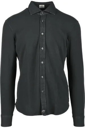SONRISA Skjorte, Herre, Sort, XL, Bomuld, Skjorte